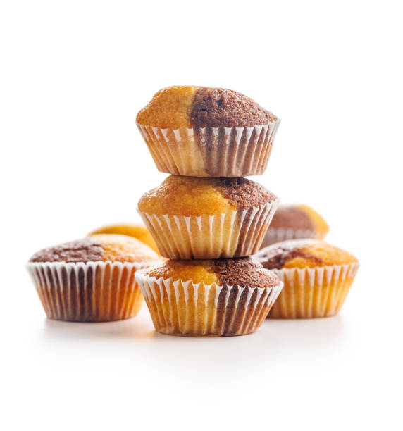 istock Close Up of a Muffins isolated on white background. 2114159772