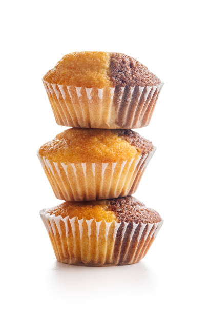 istock Close Up of a Muffins isolated on white background. 2114161323