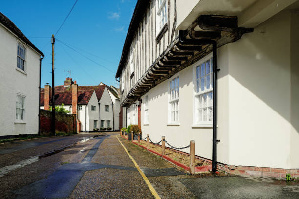 istock Chocolate-box English village seen after a heavy spring downpour. 2114166605