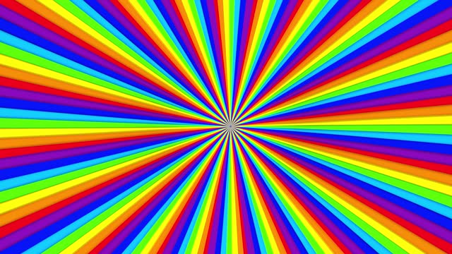 Retro colorful cartoon style flat abstract seamless stop motion bright beams.