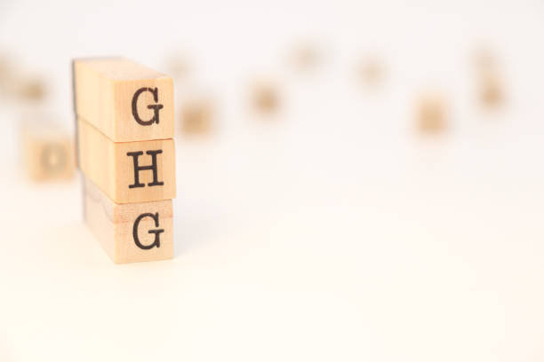 istock ghg (greenhouse gas) acronym on white background polluted air concept 2114202168