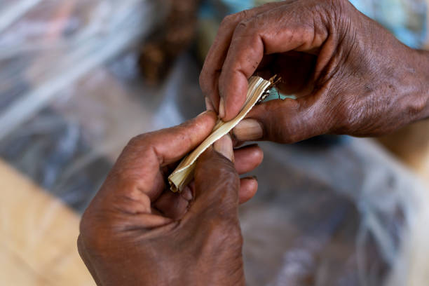 istock Acehnese tobacco smoking tradition, Indonesia 2114258504