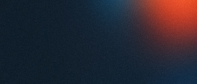 Dark abstract multicolored grainy ultrawide pixel gray orange red graphite azure blue gradient exclusive background. Perfect for design, banners, wallpapers, templates, art, creative projects, desktop