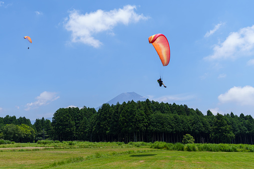 Paragliding at Asagiri Kogen, Shizuoka Prefecture