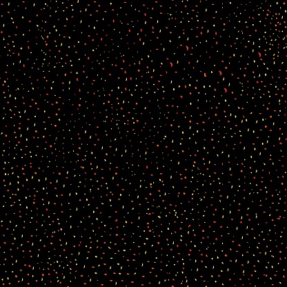 Falling snow or night sky with stars vector seamless pattern. Hand drawn spray or splash colorful texture. Abstract backdrop.