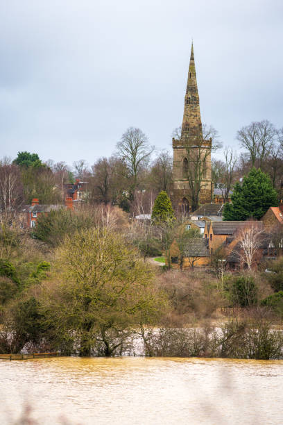 istock Nene river flooding during heavy rains in Northampton England UK 2114360346
