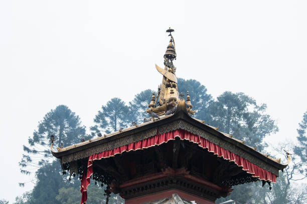 Kathmandu, Nepal- April 01,2022 : The Pashupatinath Temple is a Hindu temple located on the Bagmati River in Kathmandu, Nepal.