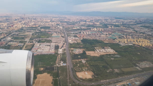 istock Beijing City view in altitude, China 2114412271