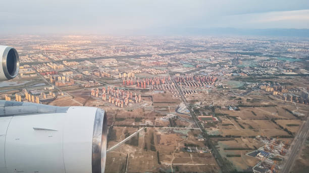 istock Beijing City view in altitude, China 2114412290