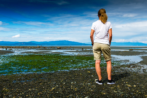 looking to the ocean in Canada