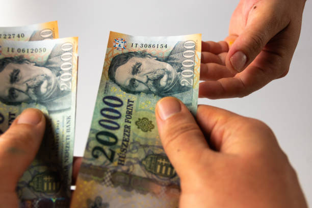 istock Hungarian 20000 Ft banknotes in a hand 2114439643