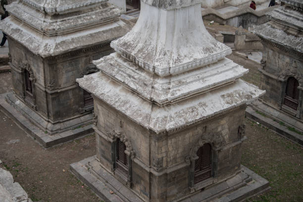 Kathmandu, Nepal- April 01,2022 : The Pashupatinath Temple is a Hindu temple located on the Bagmati River in Kathmandu, Nepal.