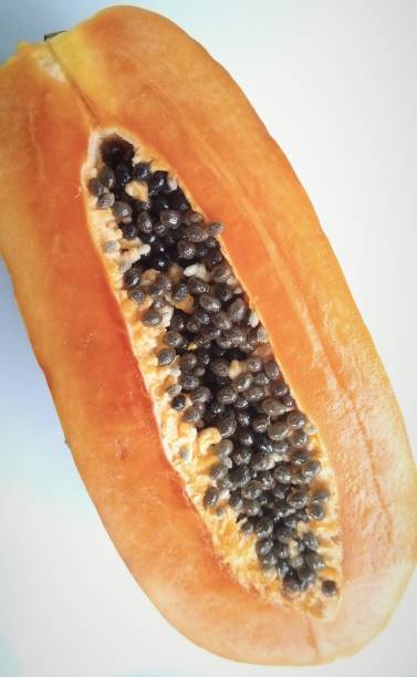 istock An Image of a Sliced Papaya 2114507210