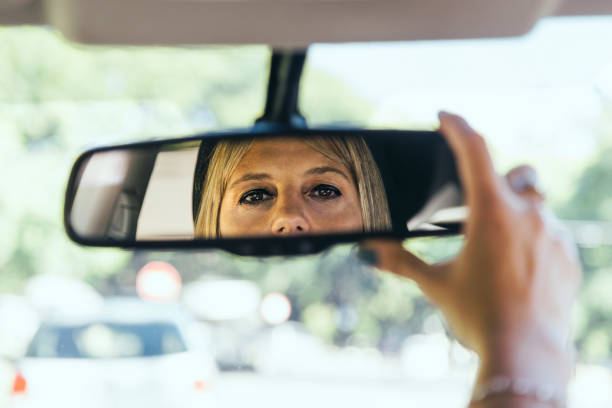 istock Driver woman in a car. 2114512459