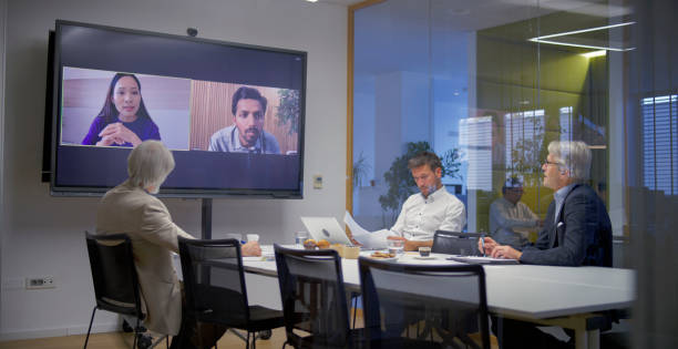 istock Business people having video conference 2114723399
