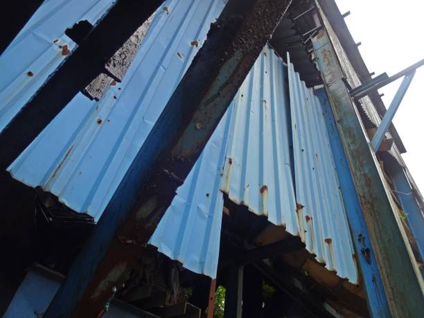 istock Metal scrap of   Abandoned stone crusher plant 2114760085