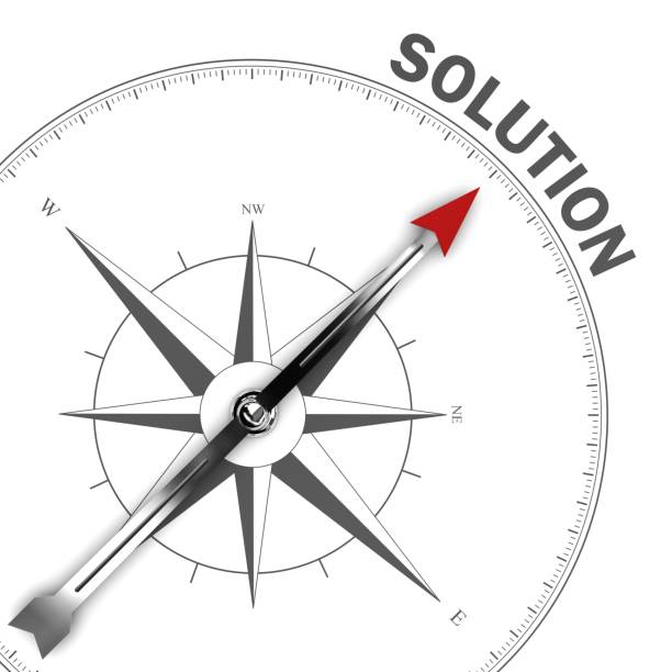 Solution compass business strategy decision leadership direction Solution compass business strategy decision leadership direction compass gear efficiency teamwork stock pictures, royalty-free photos & images