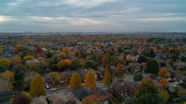 istock A Suburban Street in the fall 2114791759