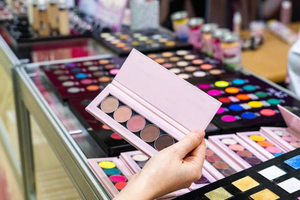 istock Showcase with a variety of cosmetics 2114807744