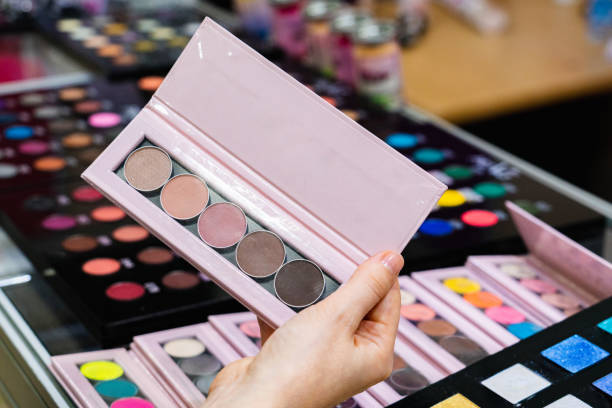 istock Showcase with a variety of cosmetics 2114815119