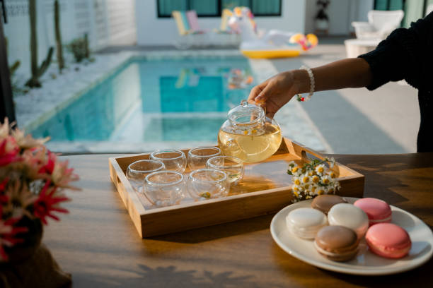 istock Tea time in morning in my house 2114979585
