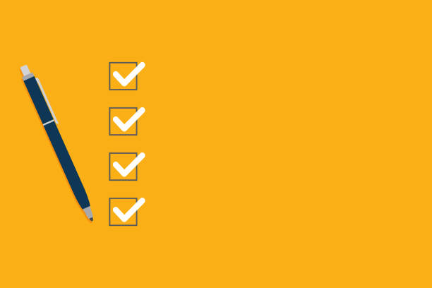 istock Check list and to do list with checkboxes, concept of survey, online quiz, completed things or done test, feedback. 2115001178