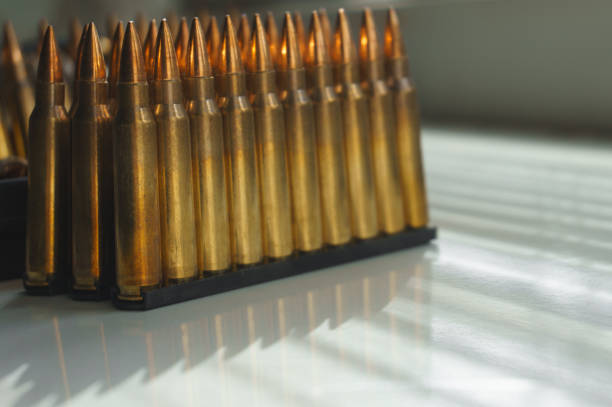 Small-caliber ammunition for small arms.