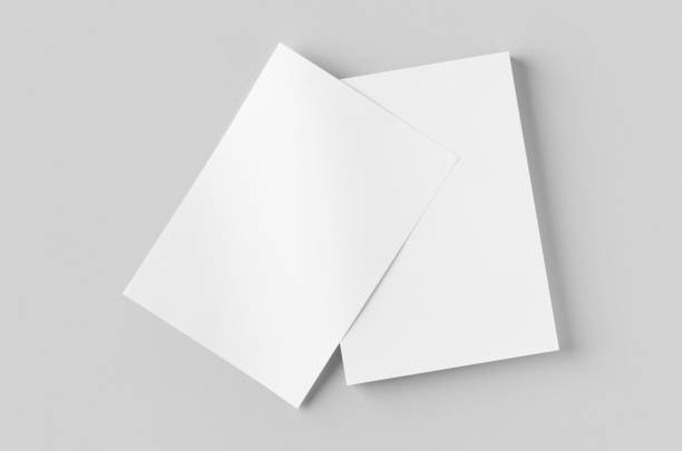 istock Cv, resume, letterhead, invoice mockup. Stack of A4 papers on a grey background. 2115295279