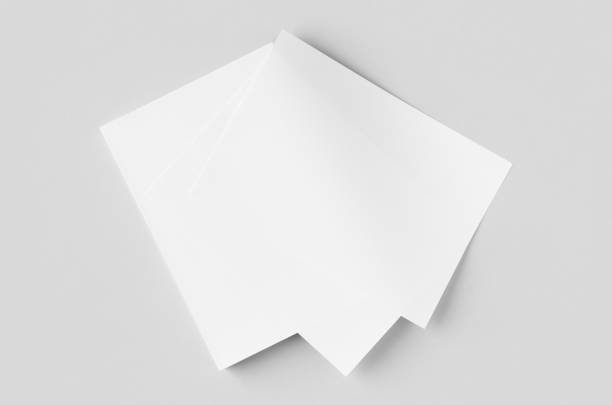 istock Cv, resume, letterhead, invoice mockup. Stack of A4 papers on a grey background. 2115296886