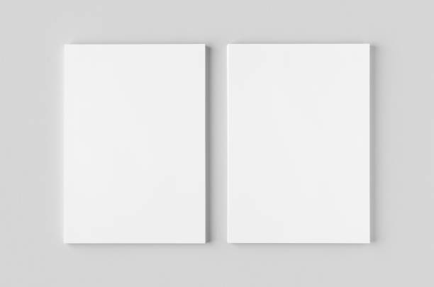 istock Cv, resume, letterhead, invoice mockup. Stack of A4 papers on a grey background. 2115296889