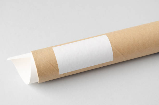 istock Cardboard mailing, shipping tube mockup. 2115298632