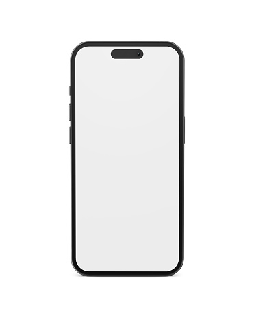An image of a cellphone isolated on a white background