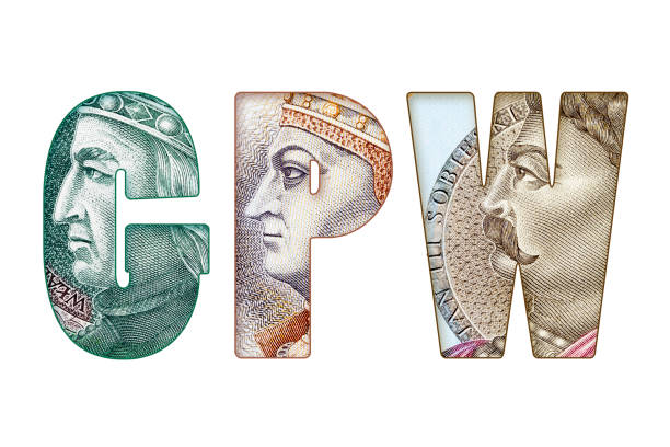 istock GPW Text Made of Polish Banknotes Isolated 2115577033