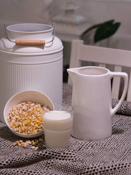 istock A glass full of milk. 2115601628