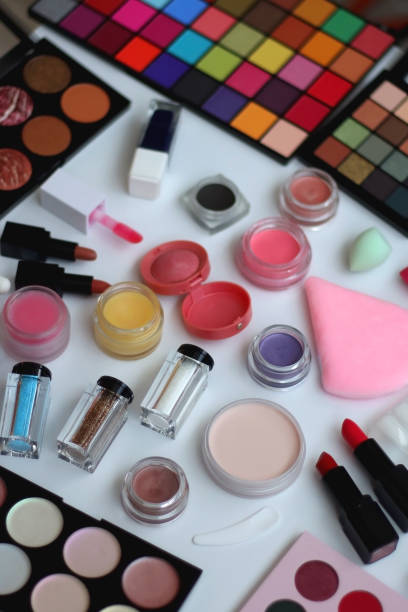 istock Various Beauty Products on White Background 2115717681