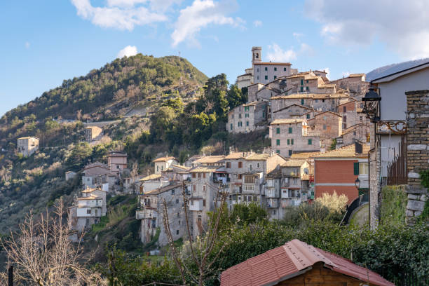 istock Carpineto Romano skyline, Lazio Italy 2115763407