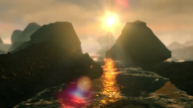 Golden Ocean Sunrise