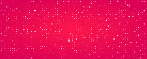 Vector illustration of Abstract gradient geometric background with squares