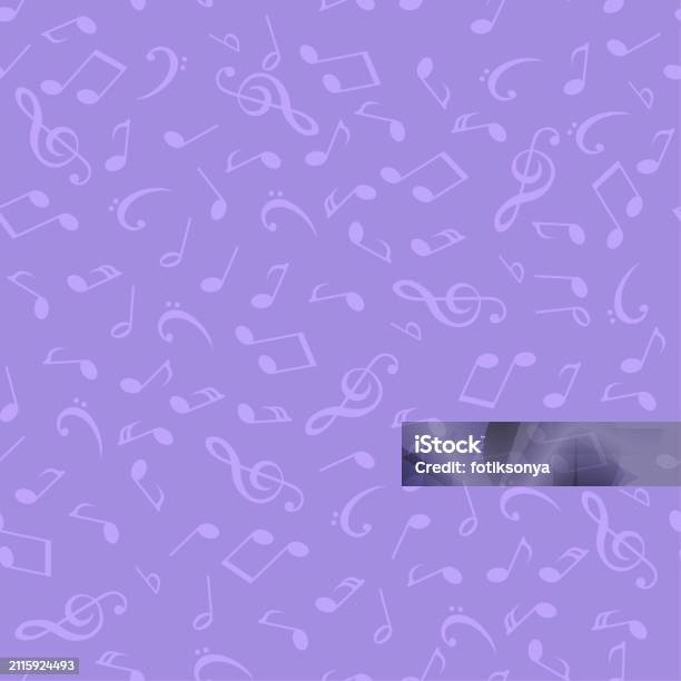 Mu$ic Notes Texture Seamless Texture Musical Notes On A Bright Backgroundhand Drawn Music ...