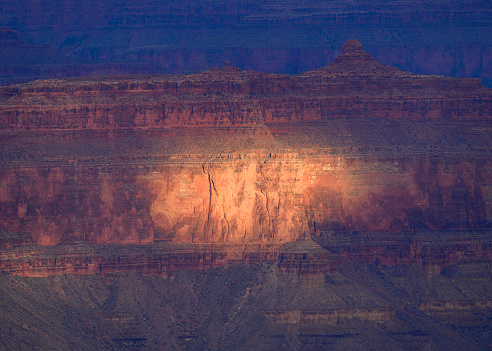 Dabbled light in the Grand Canyon