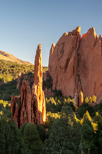 Rock formation at Garden of the Gods, Colorado, USA