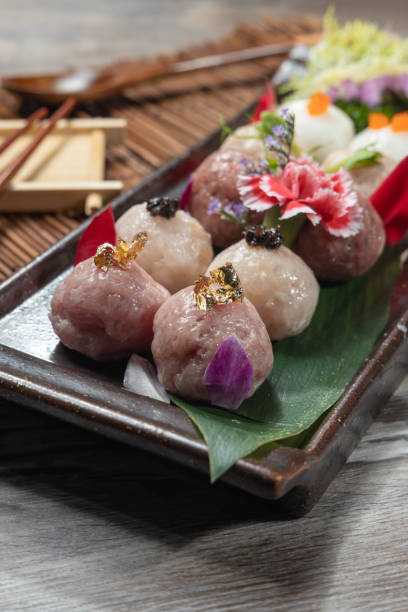 istock High-end hot pot ingredients, assorted hand-made meatballs platter photo material 2116019846