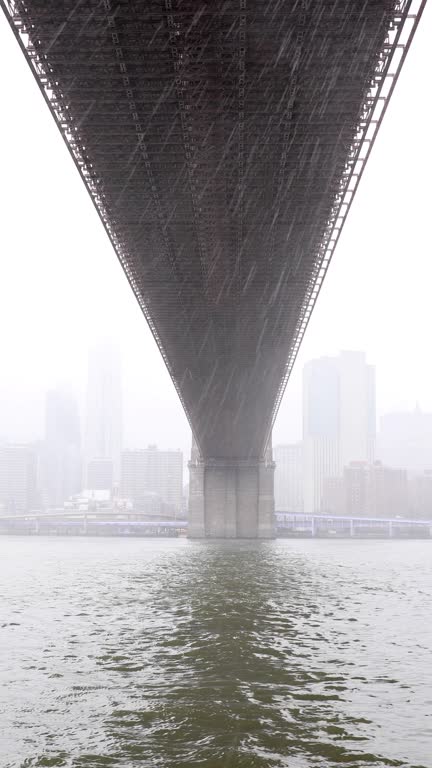 Brooklyn Bridge Rain