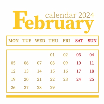 A sleek and modern calendar design for 2024, ideal for those who love to stay organized and plan their months in advance