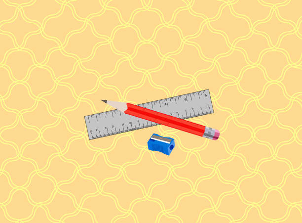 illustrations, cliparts, dessins animés et icônes de balance avec crayon et taille-crayon - mathematical symbol mathematics pencil sharp