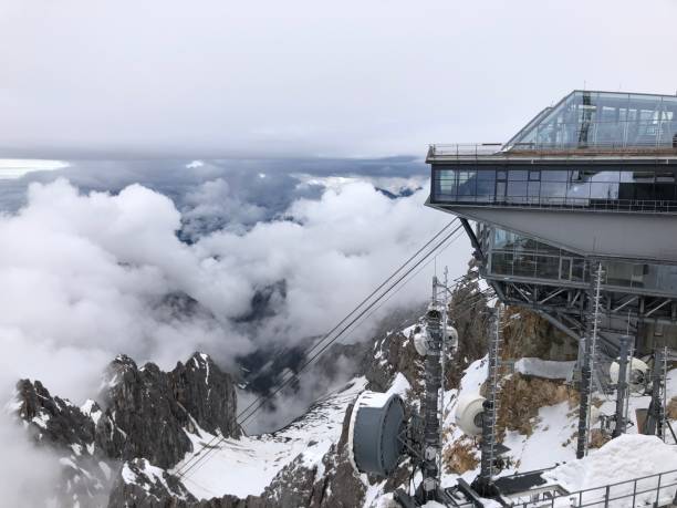 istock Above the clouds on the Zugspitze 2116572611