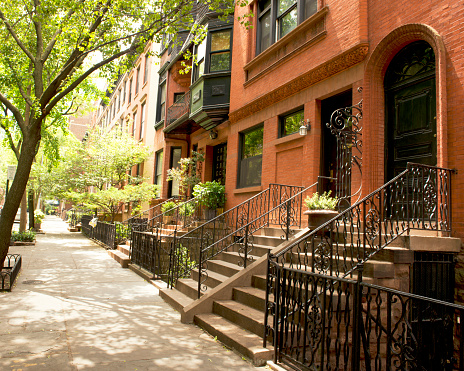 Row of Brownstone in New York City