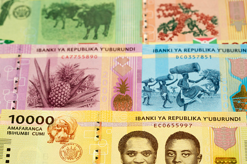 Burundian money - franc a business background