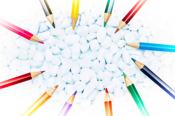 an instrument for writing or drawing, consisting of a thin stick of graphite or a similar substance