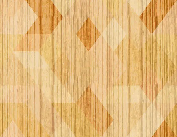 Vector illustration of seamless  wood  textured  parquet  pattern